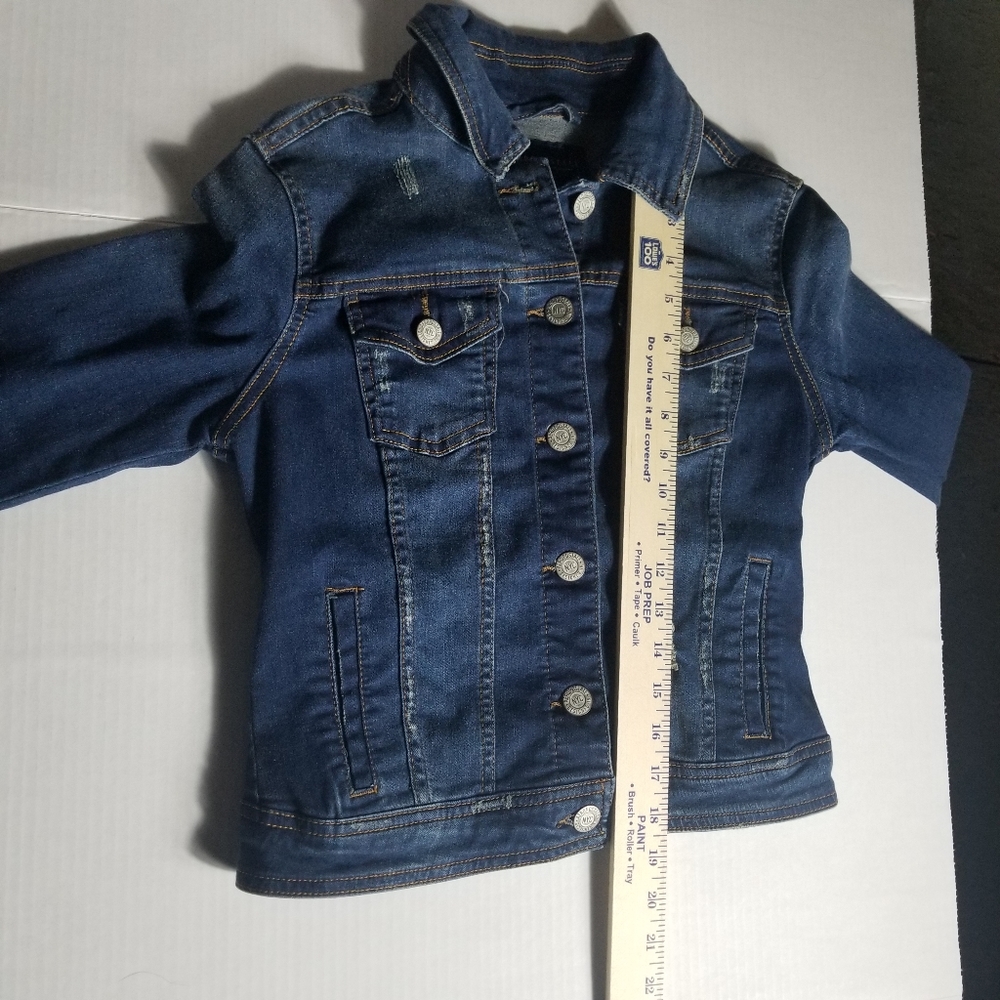 AEROPOSTALE DISTRESSED JEAN JACKET SIZE SMALL - Picture 5 of 12